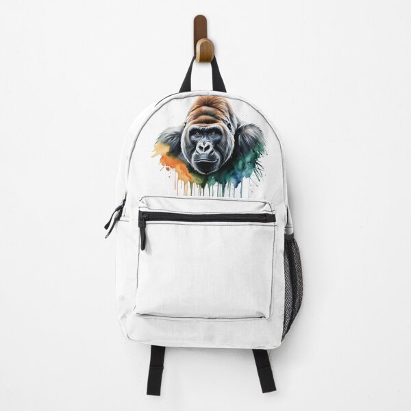 Item preview, Silverback gorilla Watercolor Painting designed and sold by PolygonPinnacle.