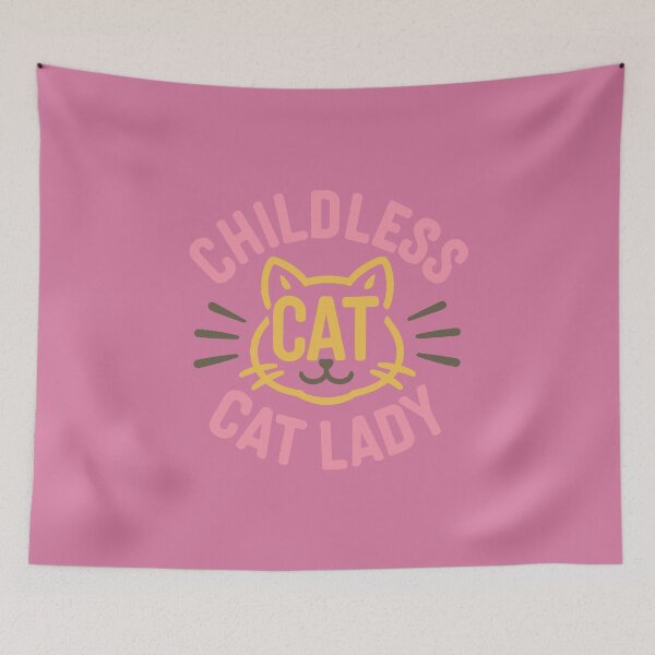 Item preview, Childless Cat Lady | Purrrr |  designed and sold by RedCircleArt.