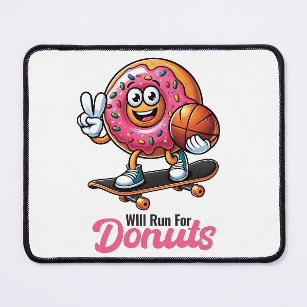 Item preview, Funny Donuts Quotes: Will Run For Donuts designed and sold by Almasrigroup.