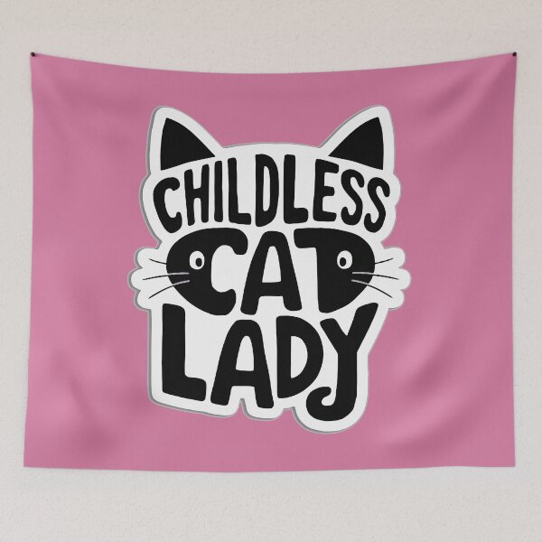 Item preview, Childless Cat Lady | Purrrr |  designed and sold by RedCircleArt.