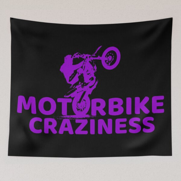 Item preview, Motorbike Craziness Logo - Purple designed and sold by MCYouTube.