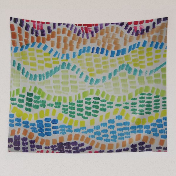 Item preview, Alma Thomas, 1891-1978 Usa, High Resolution Paintings by Alma Thomas, Original Pintings Alma Thomas designed and sold by J-Oua.