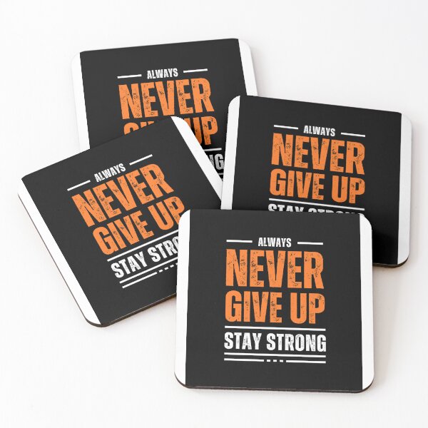 Item preview, Never Give Up designed and sold by ComeAgainShop.