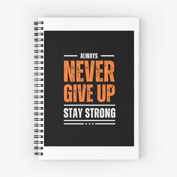 Item preview, Never Give Up designed and sold by ComeAgainShop.