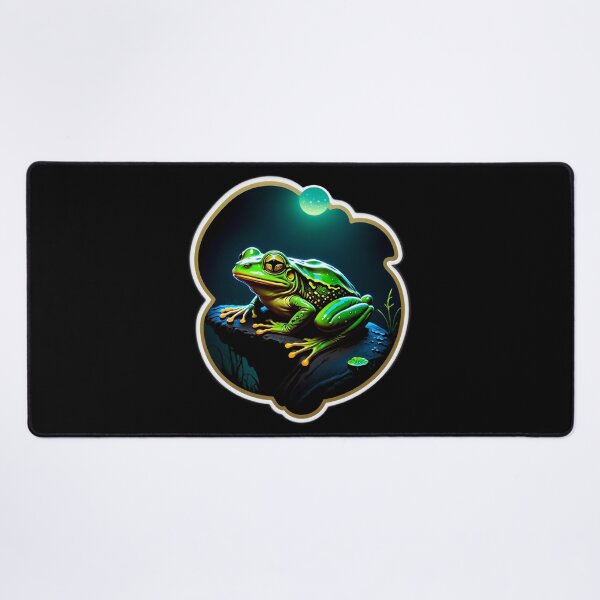 Item preview, Colorful Frog on a Rock designed and sold by artwaves.