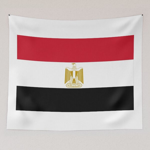 Item preview, Egypt Flag designed and sold by BlockyB.
