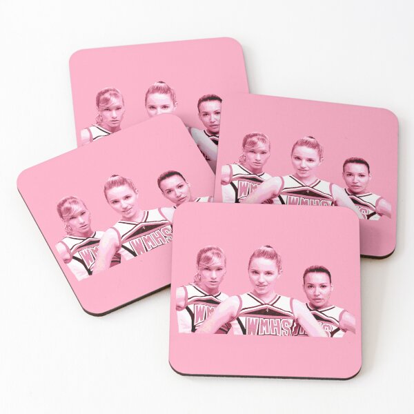 Item preview, Glee unholy trinity quinn fabray, santana lopez, brittany s. pierce pink posterised  designed and sold by sarahhelizz.
