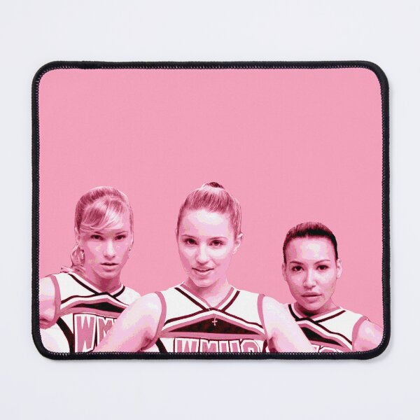 Item preview, Glee unholy trinity quinn fabray, santana lopez, brittany s. pierce pink posterised designed and sold by sarahhelizz.