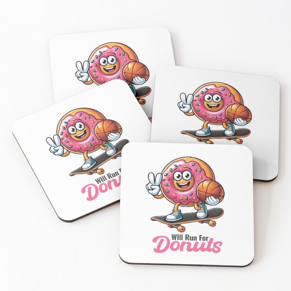 Item preview, Funny Donuts Quotes: Will Run For Donuts designed and sold by Almasrigroup.