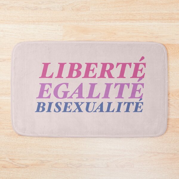 Item preview, Liberte egalite bisexuality square designed and sold by atlasbackache.