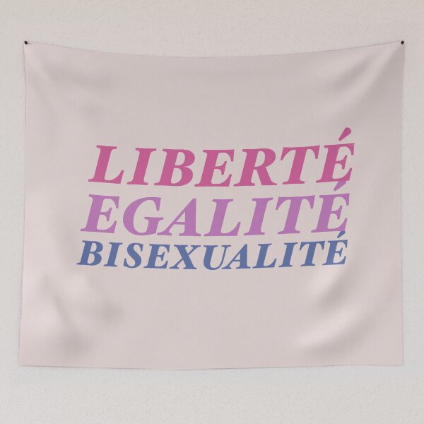 Item preview, Liberte egalite bisexuality square designed and sold by atlasbackache.