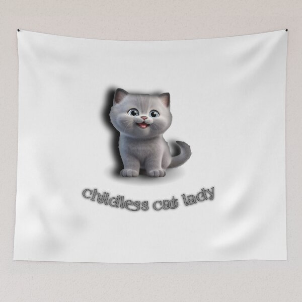 Item preview, childless cat lady designed and sold by World100.