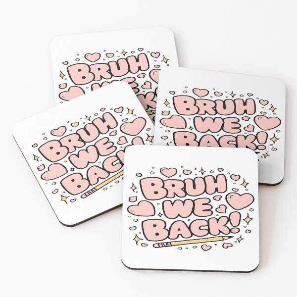 Item preview, Bruh We Back! Cute Kawaii Pastel Goth Aesthetic designed and sold by Mosaic-97.