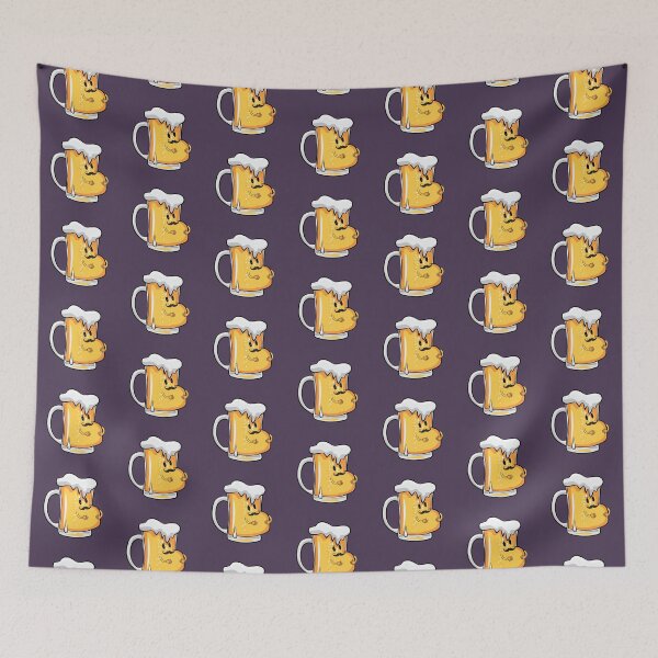 Item preview, Funny beer with a belly and mustache designed and sold by Donutlovers.