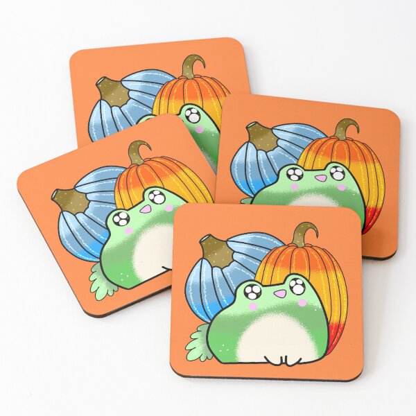 Item preview, Cottagecore halloween pumpkin frog season designed and sold by Quacktails.