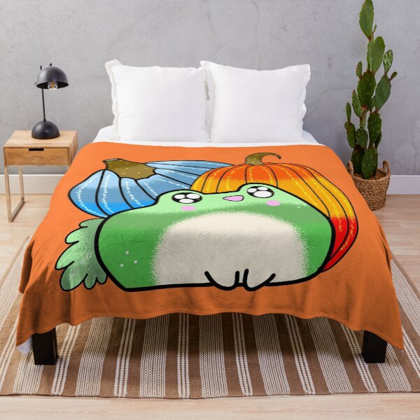 Item preview, Cottagecore halloween pumpkin frog season designed and sold by Quacktails.