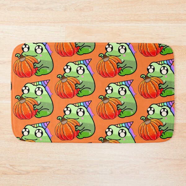 Item preview, Spooky halloween pumpkin frog season designed and sold by Quacktails.