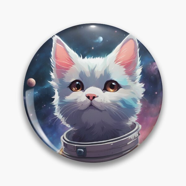 Item preview, Anime Cat In Outer Space designed and sold by npsbubble.