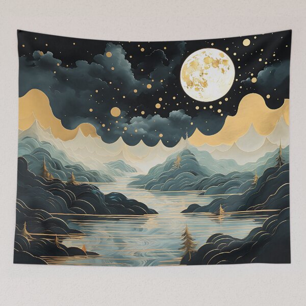 Item preview, Celestial Ridges and Marine Murmurs designed and sold by ArteeInnovation.