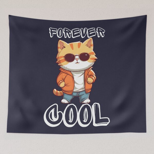 Item preview, Cool Funky Cat designed and sold by Y0ussefrizk.