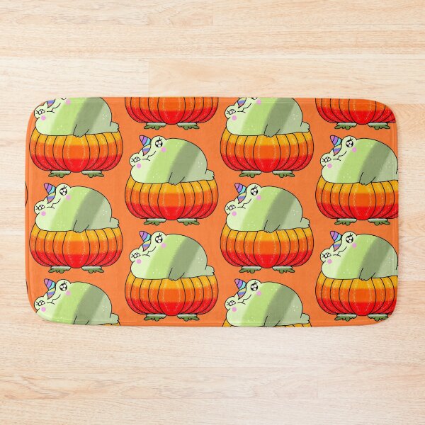 Item preview, Orange cute pumpkin halloween frog designed and sold by Quacktails.