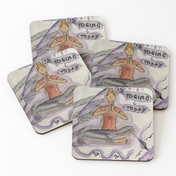 Item preview, Yoga vibes girl  designed and sold by denaki12.