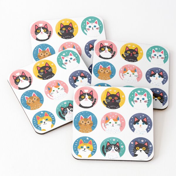 Item preview, Cute cats sticker pack designed and sold by Lexa Pix.