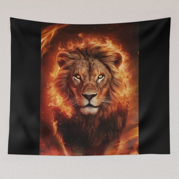 Item preview, Lion of the Fire Age designed and sold by InsanseCreation.