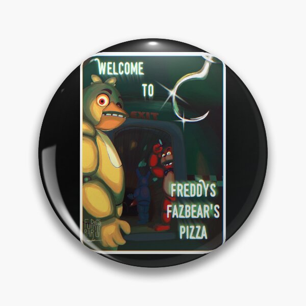 Item preview, Welcome To Freddy Fazbear's Pizza! (FNAF fanart poster) designed and sold by Furoraru.