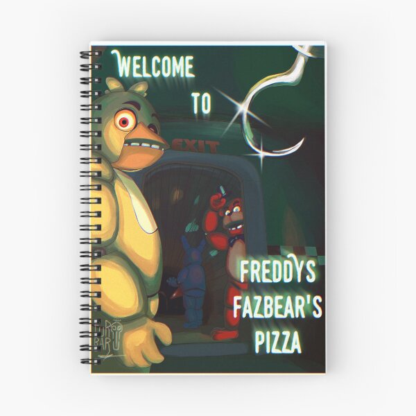 Item preview, Welcome To Freddy Fazbear's Pizza! (FNAF fanart poster) designed and sold by Furoraru.