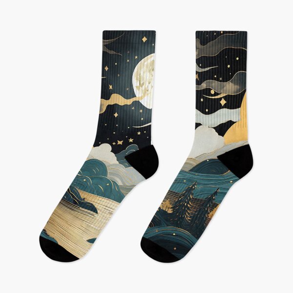 Item preview, Starlit Peaks and Ocean Currents designed and sold by ArteeInnovation.