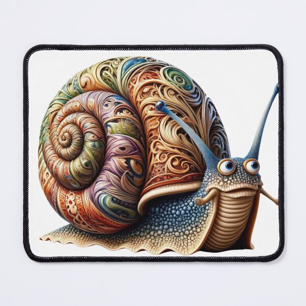 Item preview, Colorful happy snail designed and sold by FusiTink.