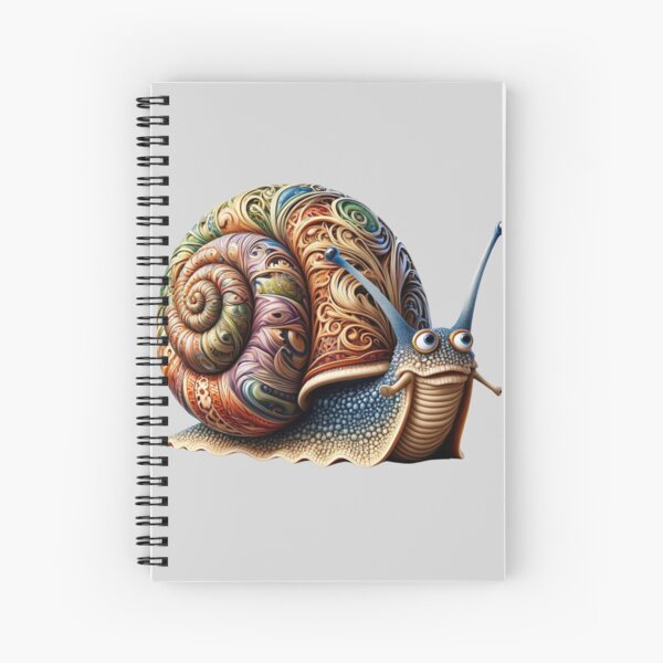 Item preview, Colorful happy snail designed and sold by FusiTink.