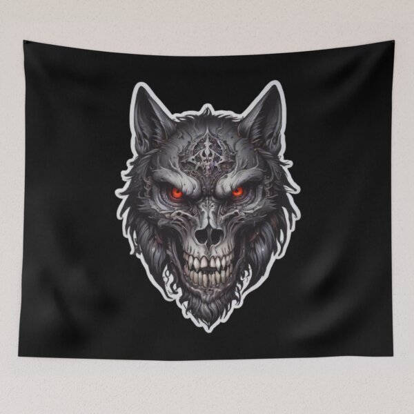 Item preview, gothic wolf skull designed and sold by Mr-Feniks-55.