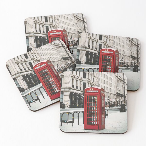 Item preview, Red Telephone Box, London - England designed and sold by travelercanvas.