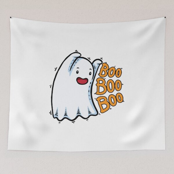 Item preview, Boo! Halloween Ghost Gift Black and yellow designed and sold by Artistic Designs ⭐⭐⭐⭐⭐.