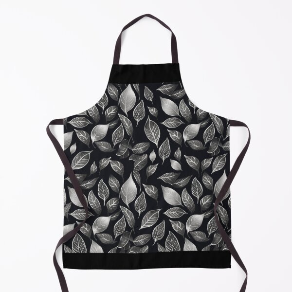 Item preview, Elegant pattern of silver leaves designed and sold by Moonde04.