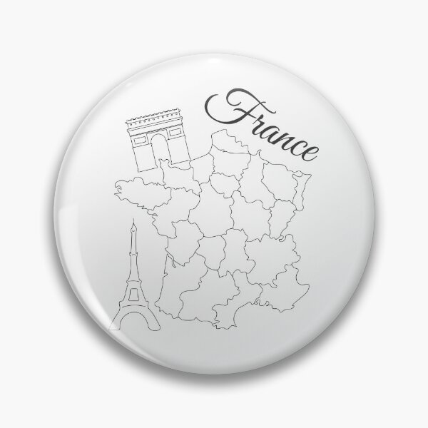 Artikelvorschau, Ästhetisches Reisen, moderne Karte Frankreich entworfen und verkauft von Design-mee.