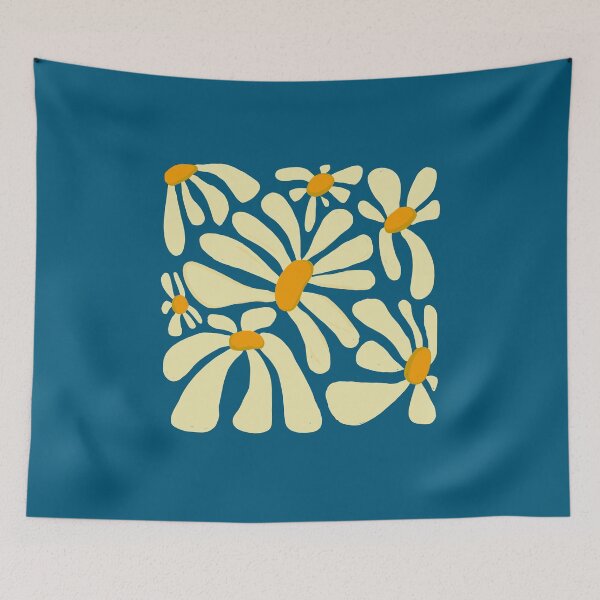 Item preview, Daisies For Days - Cheerful Daisies in a Field of Blue designed and sold by 1Timothy523.