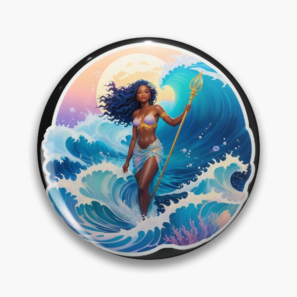 Item preview, Oceanic goddess commanding the waves designed and sold by artwaves.