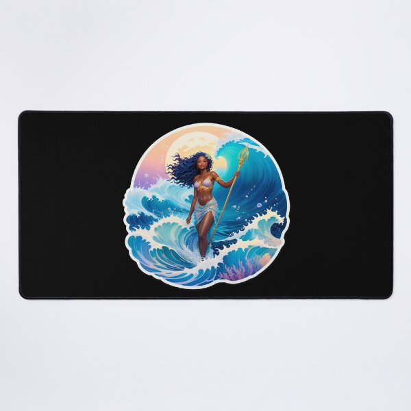 Item preview, Oceanic goddess commanding the waves designed and sold by artwaves.