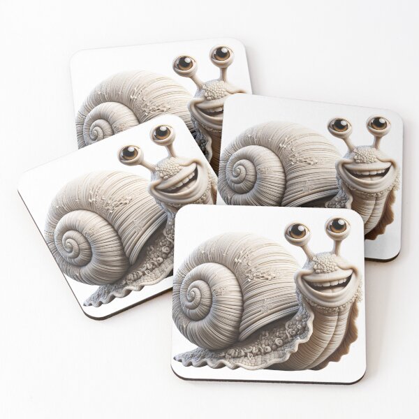 Item preview, happy little snail designed and sold by FusiTink.