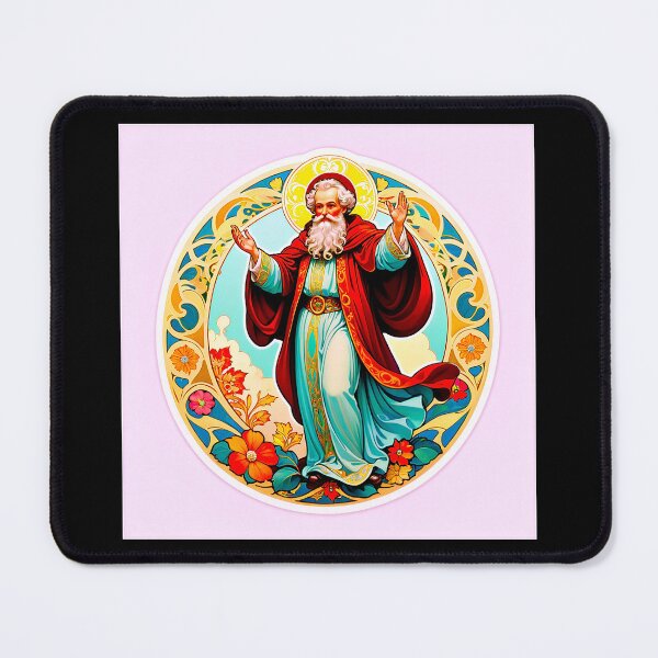 Item preview, St. Nicholas in Festive Attire designed and sold by artwaves.