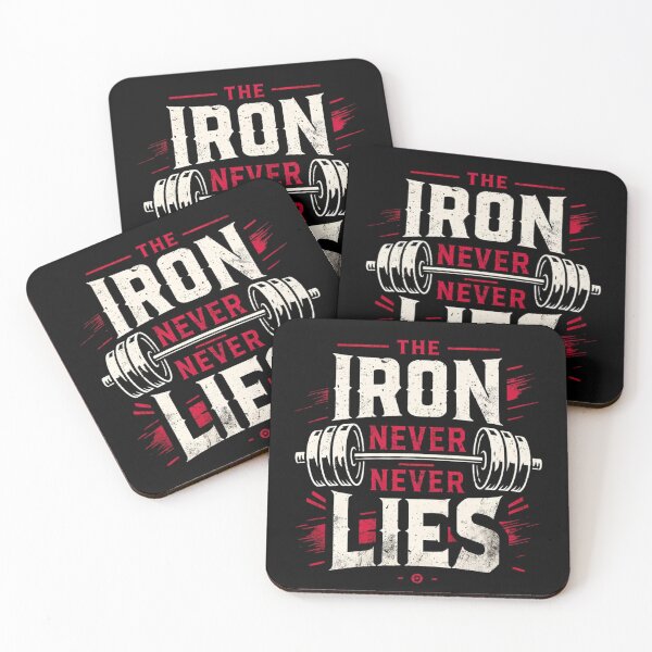 Item preview, Gym the Iron never LIES designed and sold by Origami-BA.