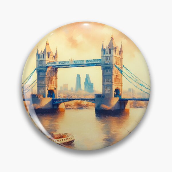 Item preview, London City Landscape Painting. Anglo Art designed and sold by SideKickCreates.