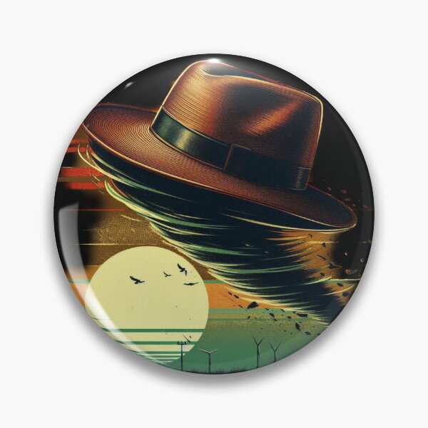 Item preview, Giant hat tornado in city, objects swirling around. designed and sold by freackly.