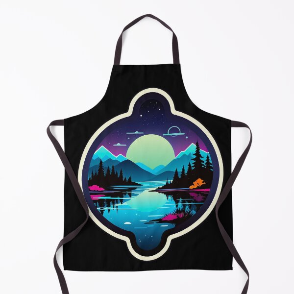 Item preview, Enchanted Midnight Lake designed and sold by artwaves.