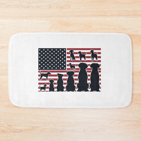 Item preview, Patriotic Paws: Dog Silhouettes Flag Design designed and sold by Colorful-Garden.
