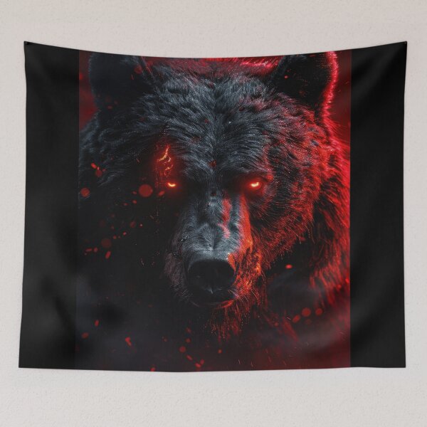 Item preview, Inferno Eyes Bear designed and sold by InsanseCreation.