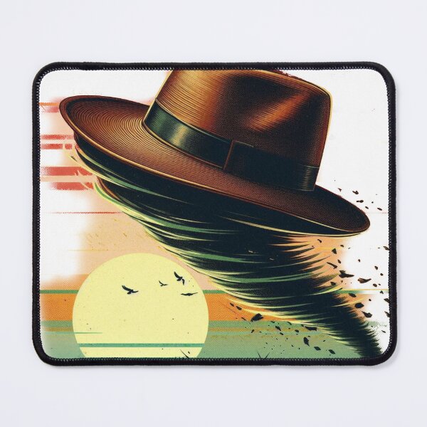 Item preview, Giant hat tornado in city, objects swirling around. designed and sold by freackly.